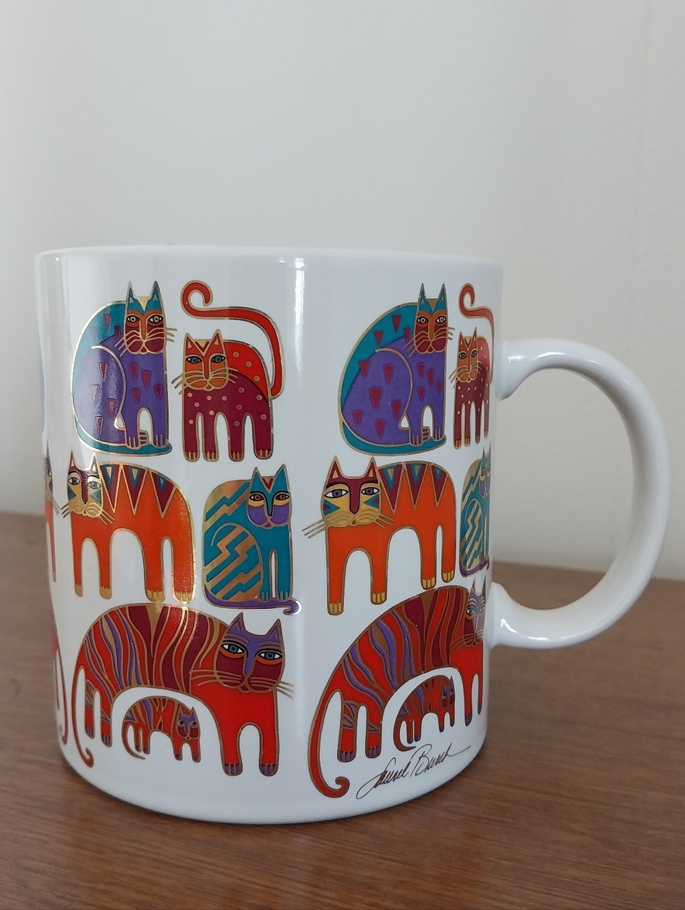 Vintage Laurel Burch Cat Mug